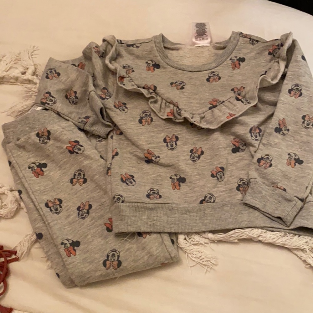 Toddler Minnie jogger set